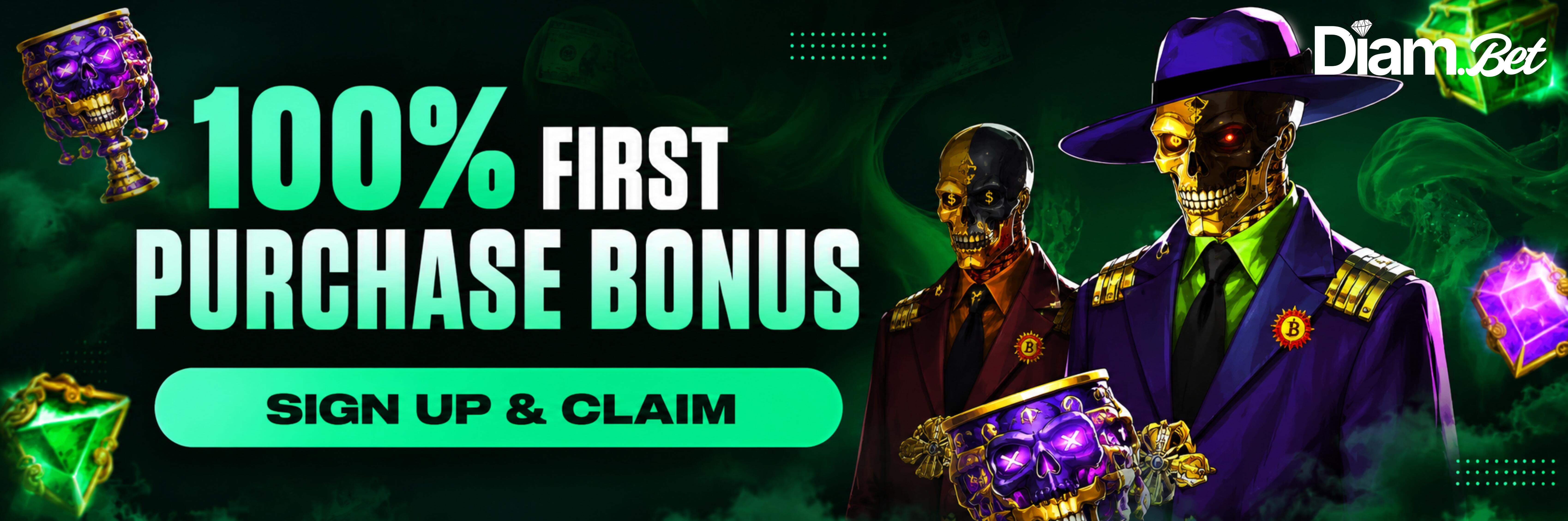 100% First Purchase Bonus